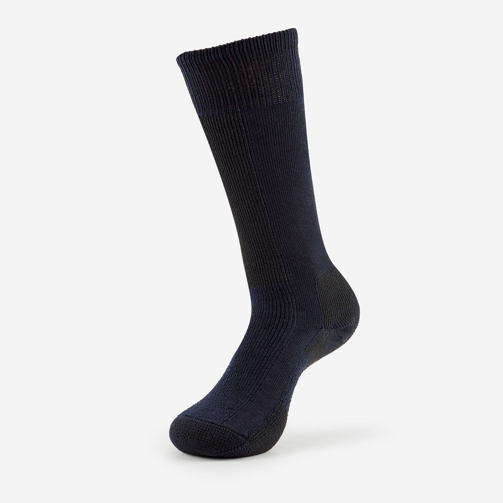 Thorlo Kid's Moderate Cushion Over-Calf Warm Skiing Socks | #color_black diamond/black