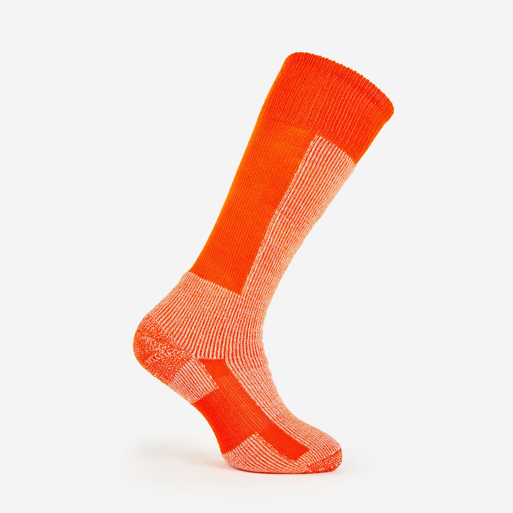 Thorlo Maximum Cushion Over-Calf Warm Skiing Socks | #color_flame