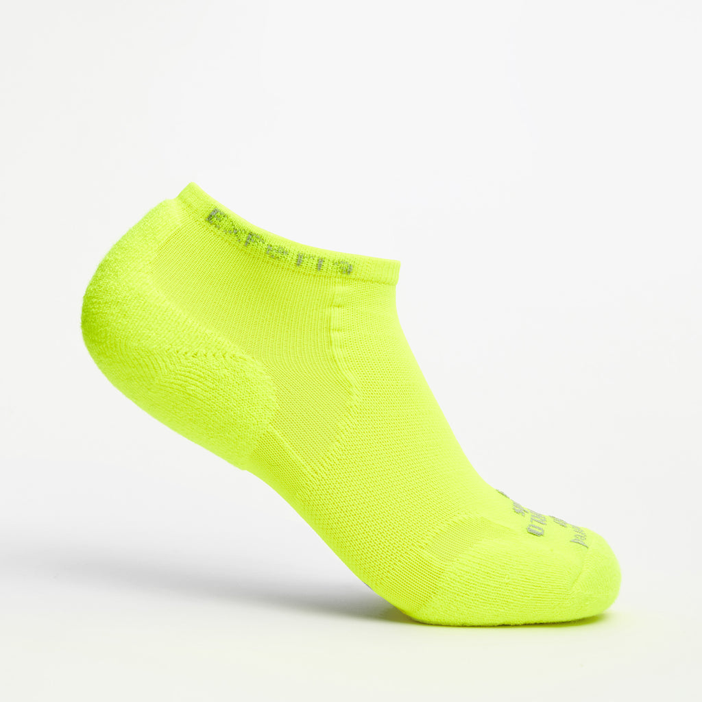 Thorlo Experia TECHFIT Light Cushion Low-Cut Socks | #color_electric yellow - solid