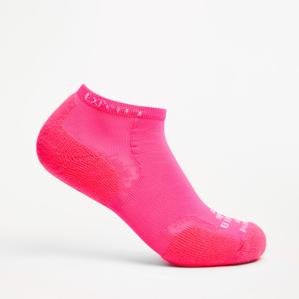 Thorlo Experia TECHFIT Light Cushion Low-Cut Socks | #color_electric pink - solid