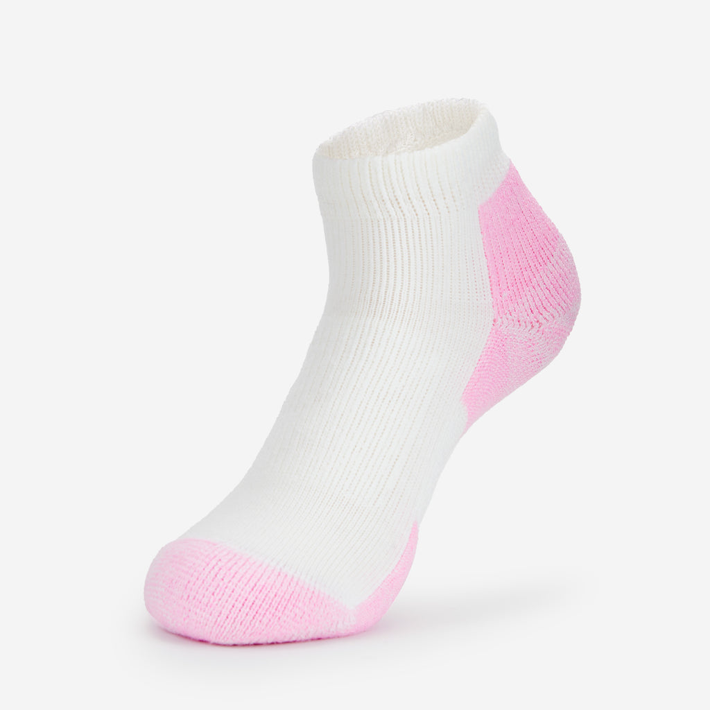 Thorlo Women's Maximum Cushion Ankle Walking Socks (3 Pairs) | #color_pink