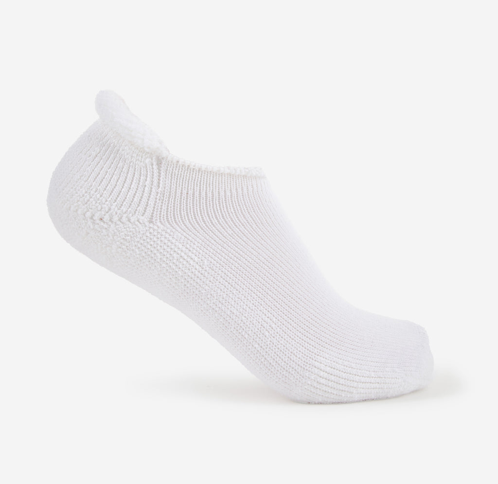 Thorlo Moderate Cushion Rolltop Golf Socks | #color_white