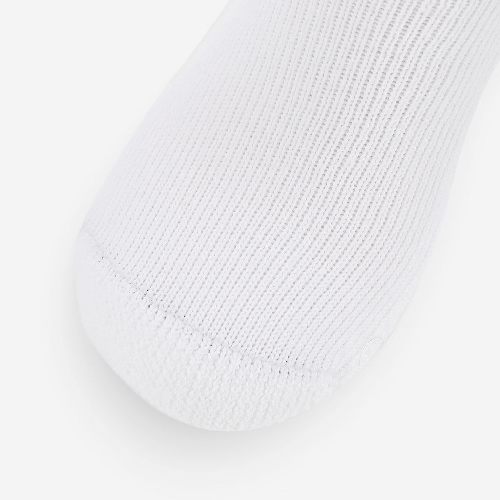 Thorlo Moderate Cushion Rolltop Golf Socks | #color_white