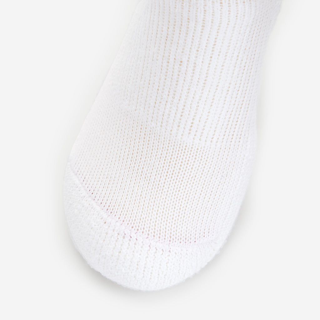 Thorlo Moderate Cushion Crew Golf Socks | #color_white