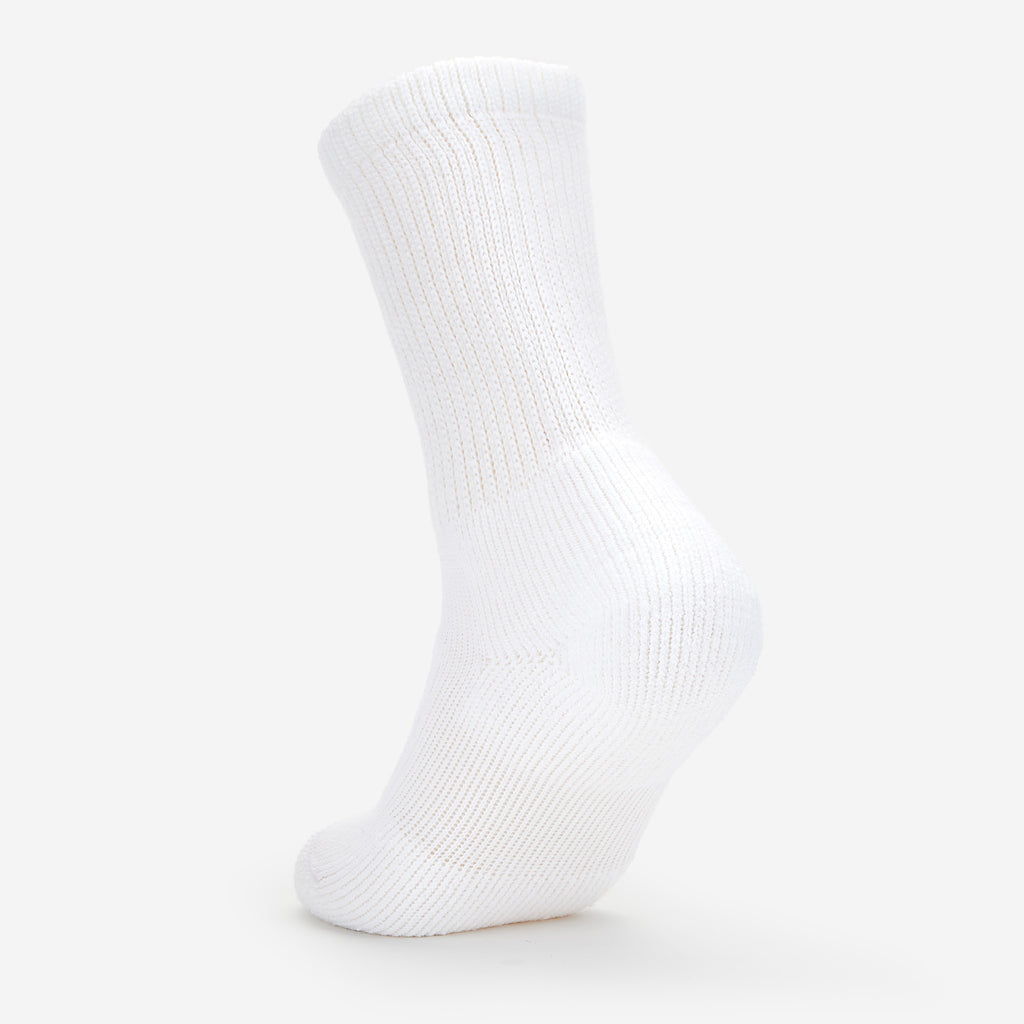 Thorlo Moderate Cushion Crew Golf Socks | #color_white