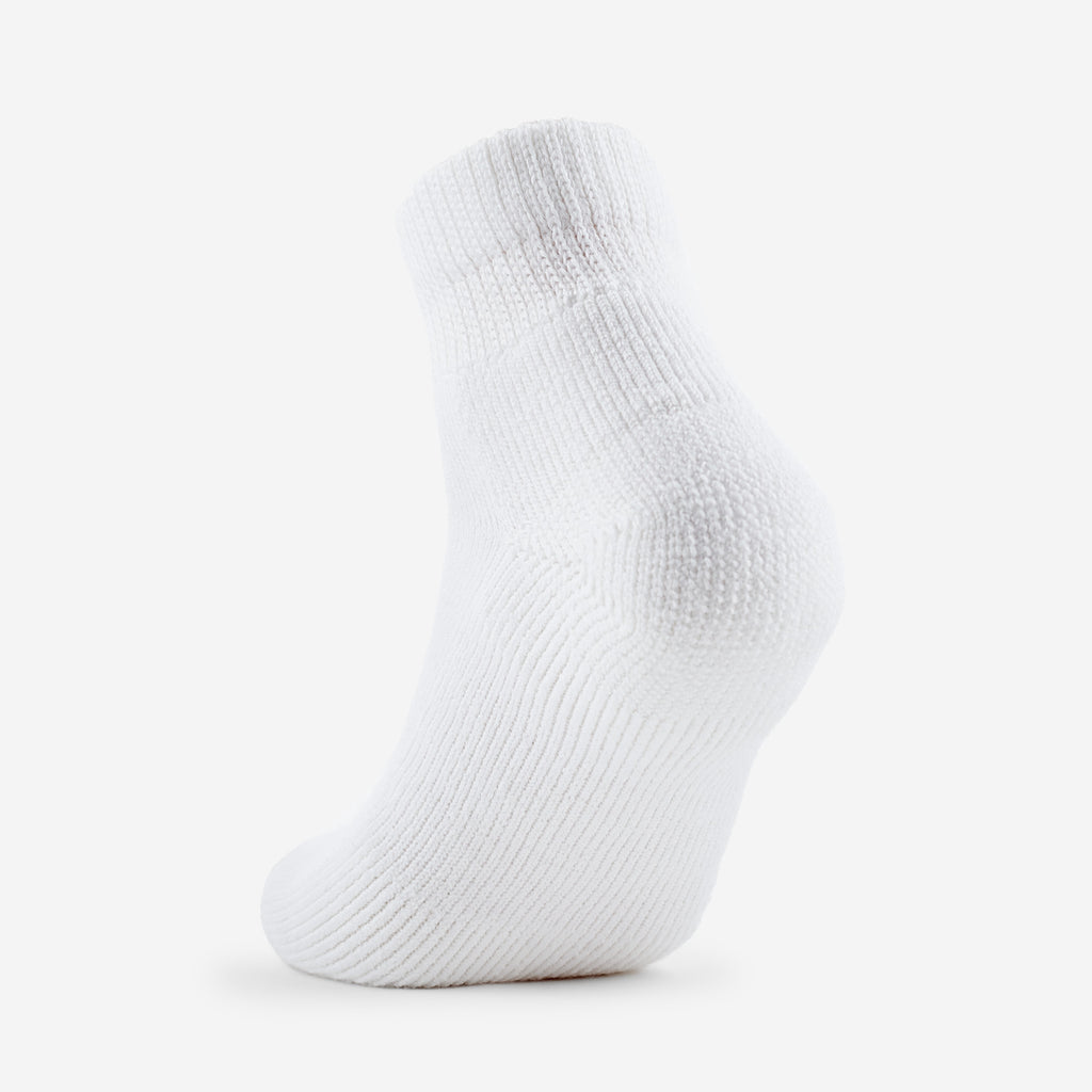 Thorlo Men's Moderate Cushion Ankle Diabetic Socks | #color_white