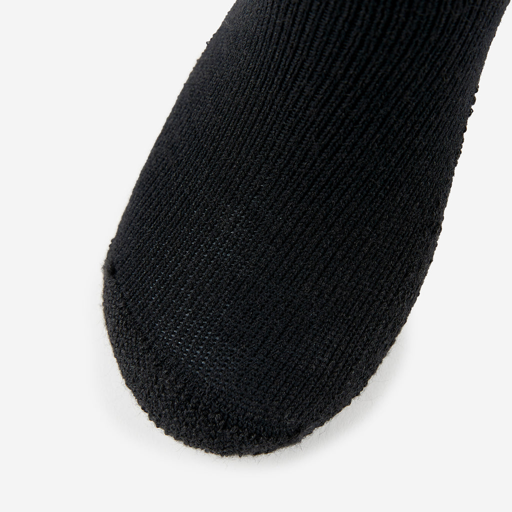 Thorlo Men's Moderate Cushion Crew Diabetic Socks | #color_black