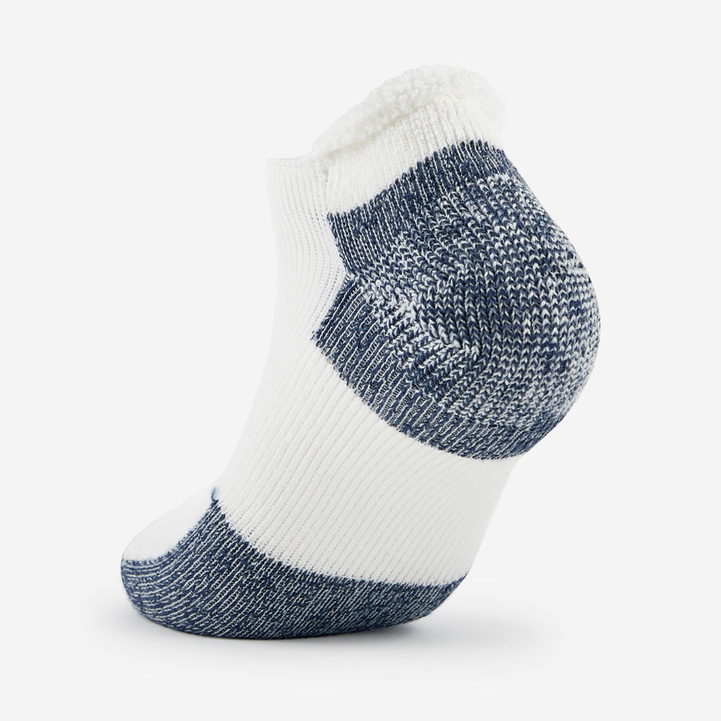 Thorlo Maximum Cushion Rolltop Running Socks (3 Pairs) | #color_White/Navy