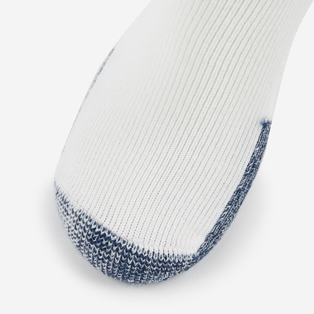 Thorlo Maximum Cushion Rolltop Running Socks | #color_white/navy