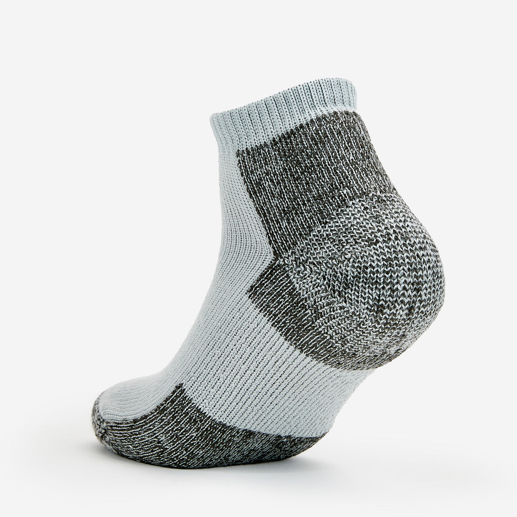 Thorlo Maximum Cushion Low-Cut Running Socks | #color_Cloud Grey