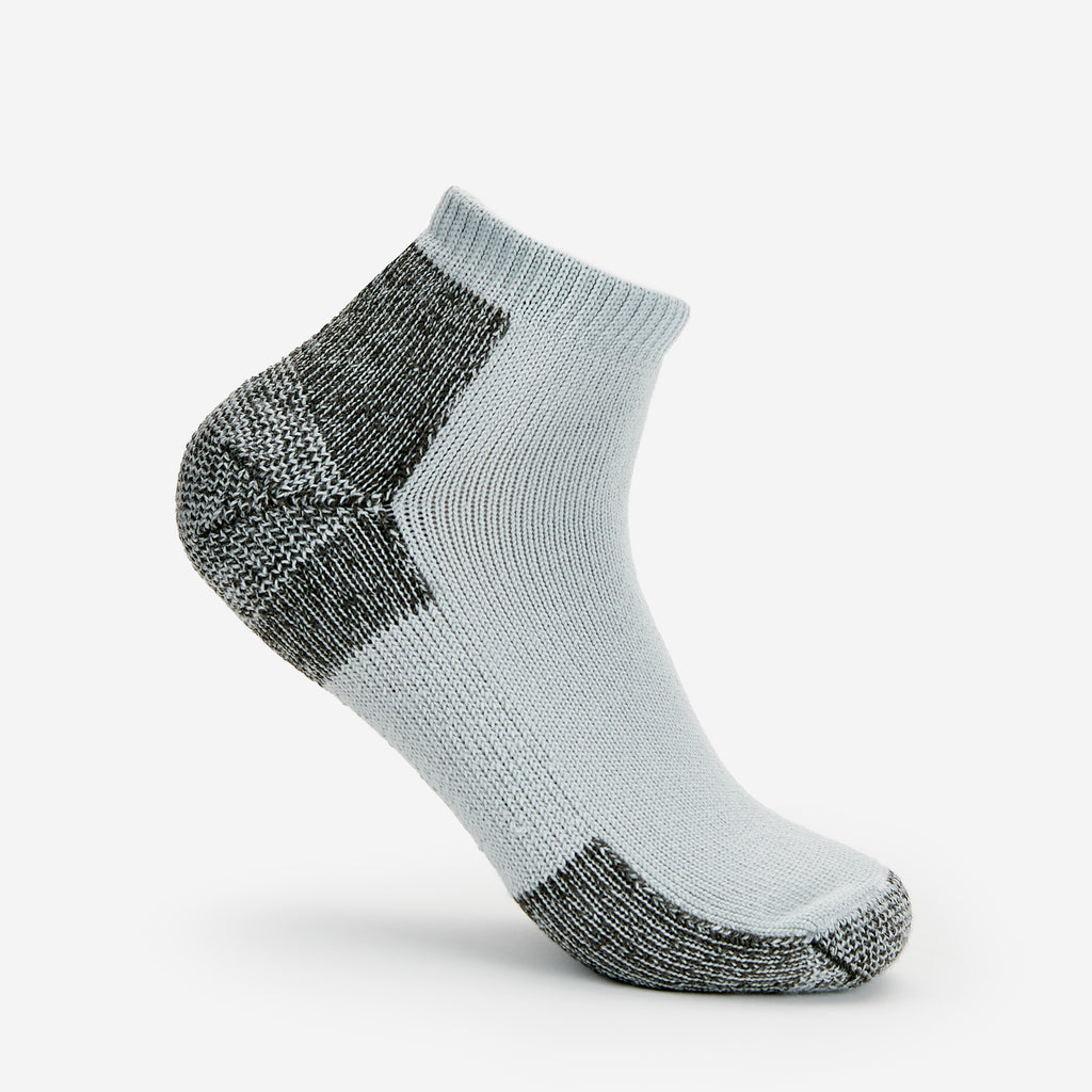 Thorlo Maximum Cushion Low-Cut Running Socks | #color_Cloud Grey