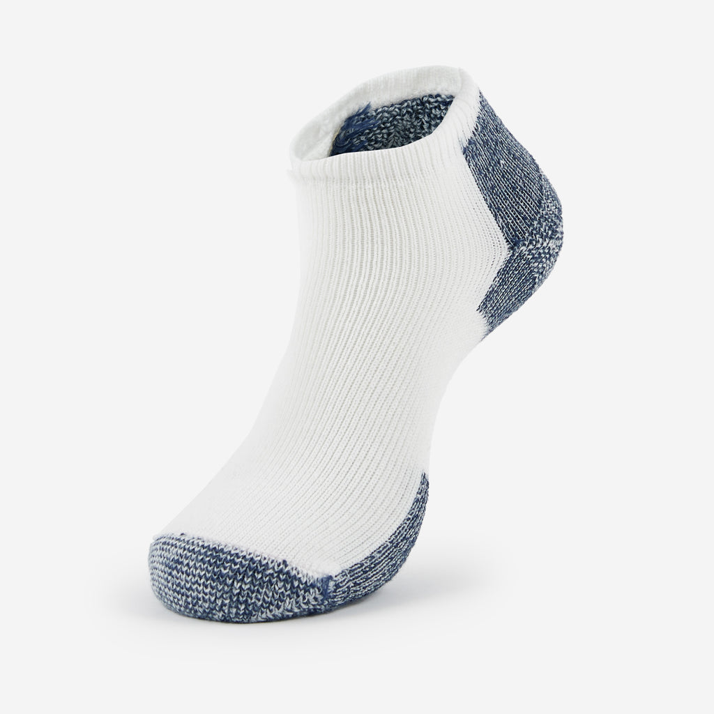 Thorlo Maximum Cushion Low-Cut Runners Socks (3 Pairs) | #color_white/navy