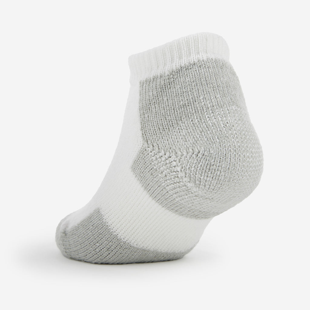 Thorlo Maximum Cushion Low-Cut Runners Socks (3 Pairs) | #color_white/platinum