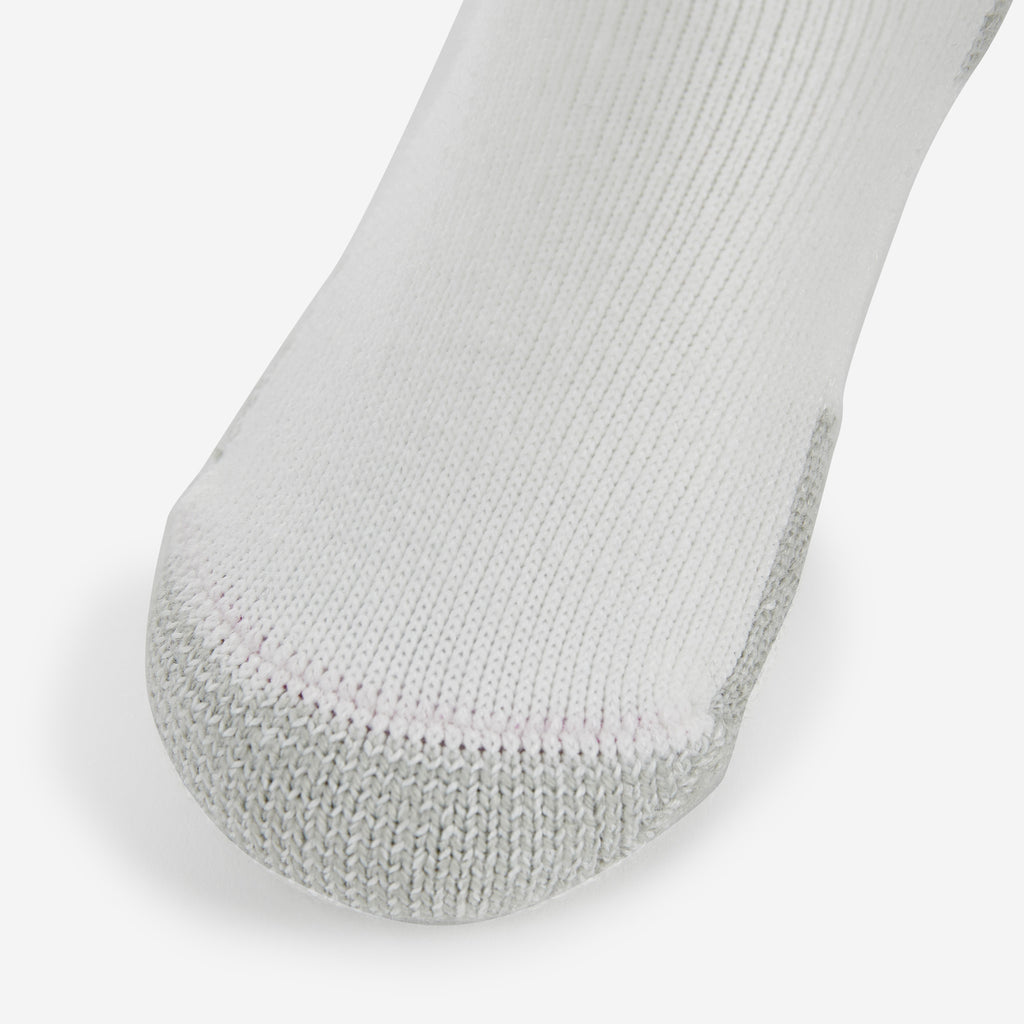 Thorlo Maximum Cushion Low-Cut Runners Socks (3 Pairs) | #color_white/platinum