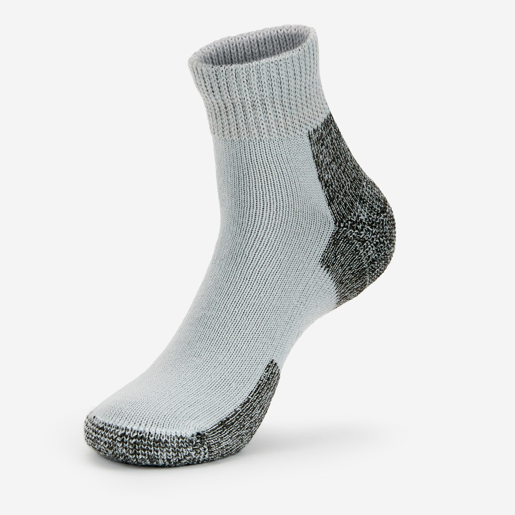 Thorlo Maximum Cushion Ankle Running Socks | #color_Cloud Grey