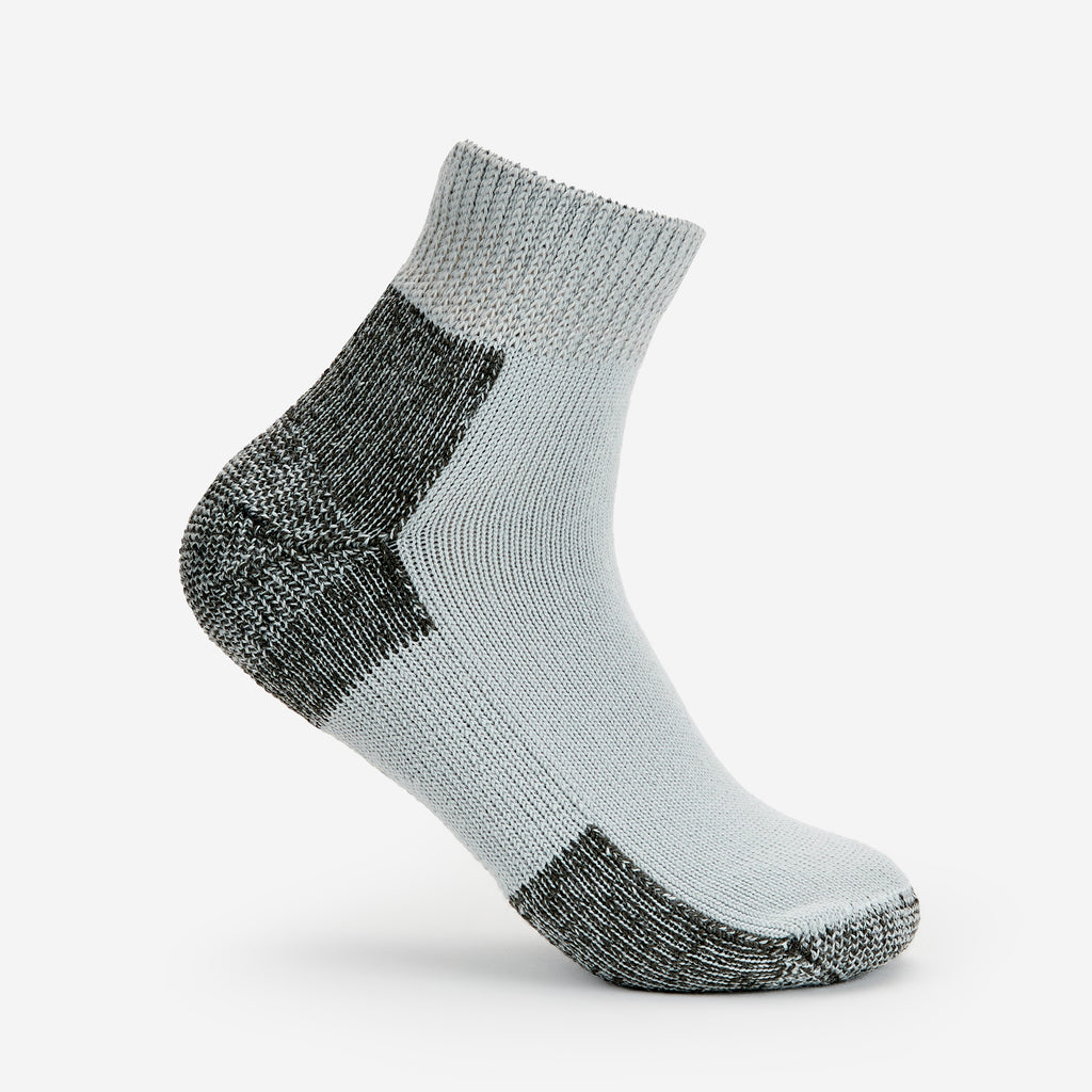 Thorlo Maximum Cushion Ankle Running Socks | #color_Cloud Grey