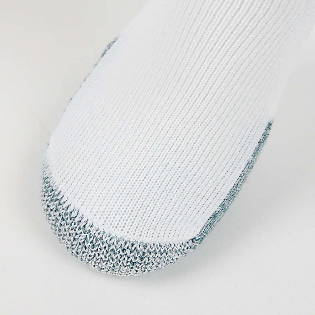 Thorlo Maximum Cushion Ankle Running Socks | #color_White/Grey