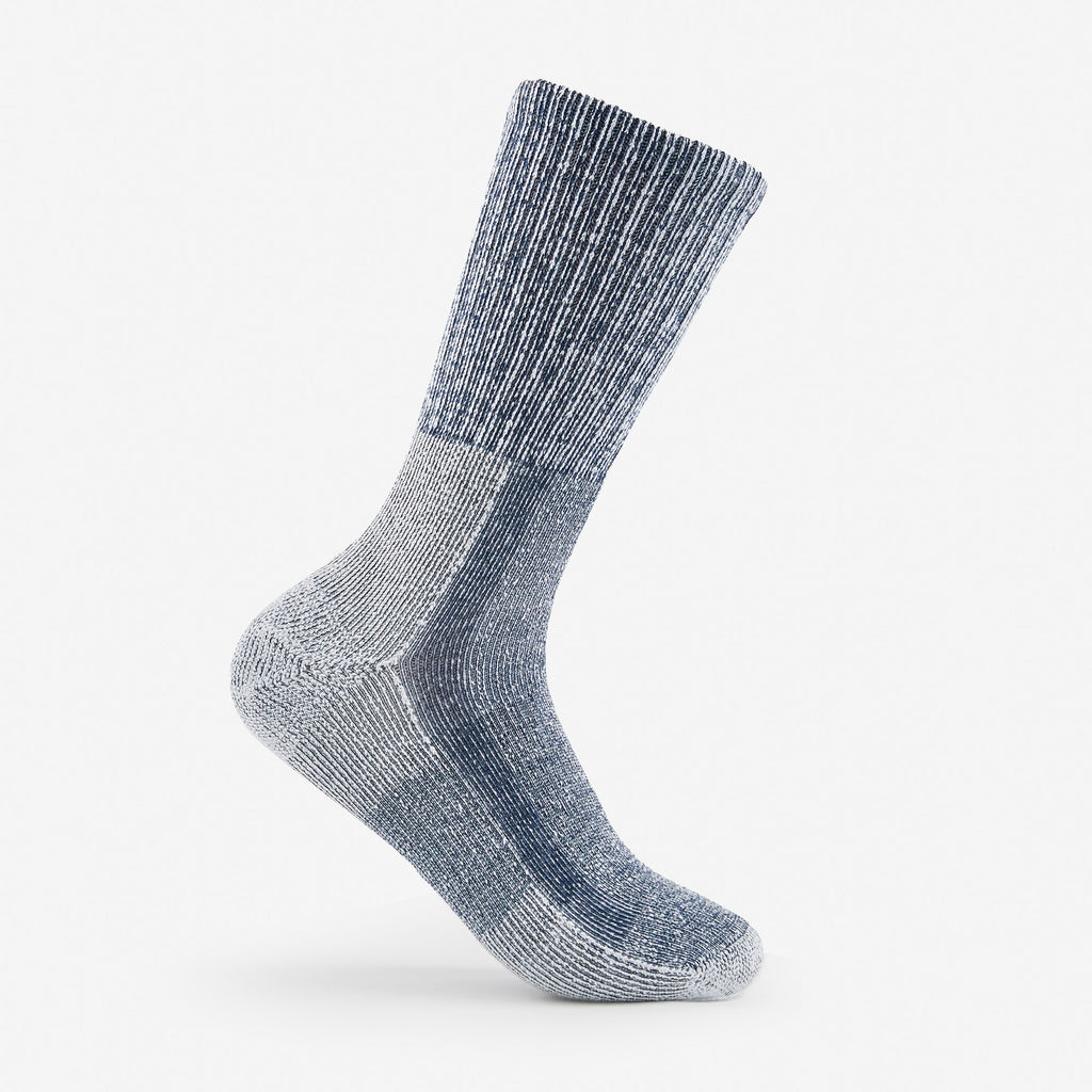 Thorlo Men's Moderate Cushion Crew Hiking Socks | #color_Navy