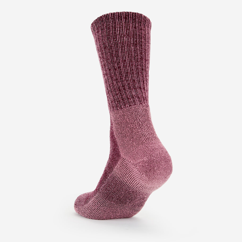 Thorlo Women's Moderate Cushion Crew Hiking Socks | #color_Dusty Rose