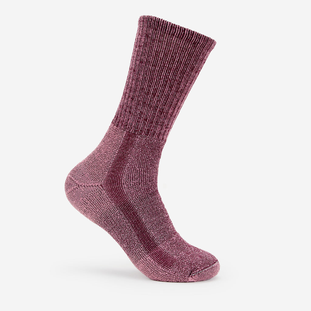 Thorlo Women's Moderate Cushion Crew Hiking Socks | #color_Dusty Rose