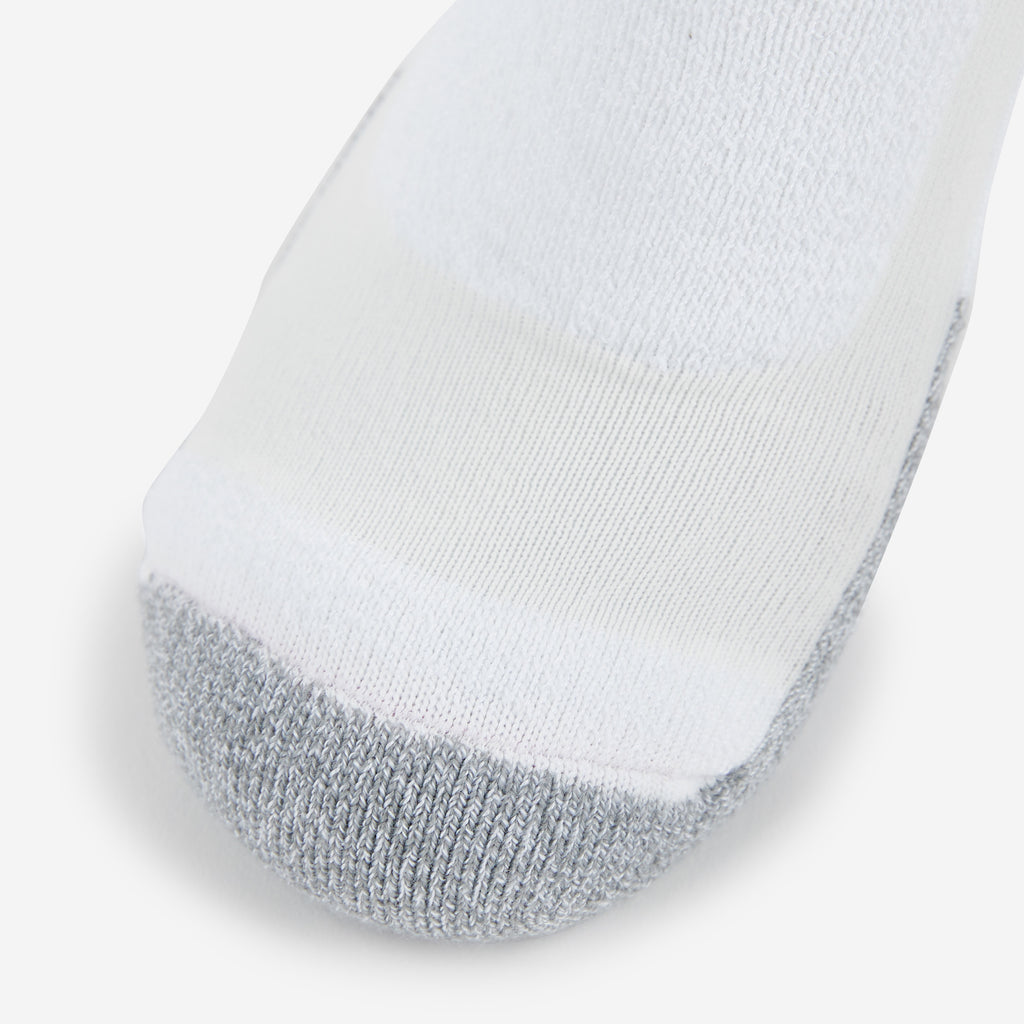 Thorlo Women's Light Cushion Ankle Walking Socks (3 Pairs) | #color_white/platinum