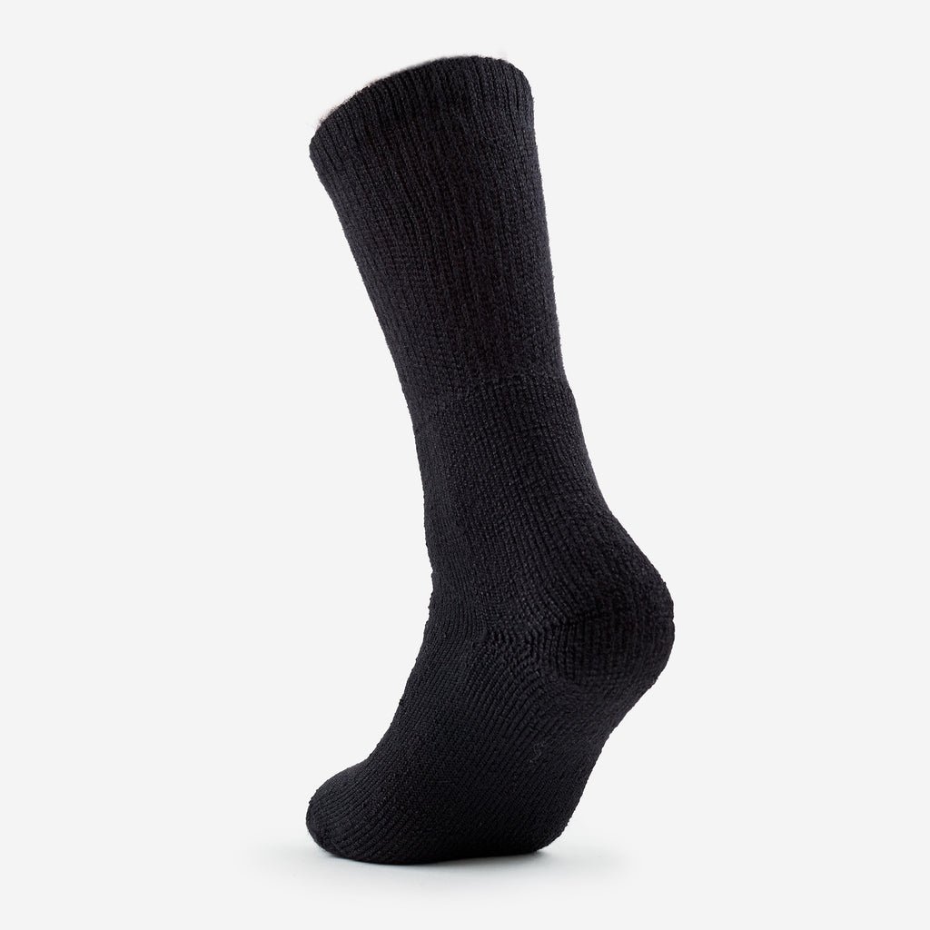 Thorlo Moderate Cushion Mid-Calf Military Socks | #color_black