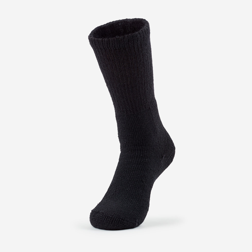 Thorlo Moderate Cushion Mid-Calf Military Socks | #color_black