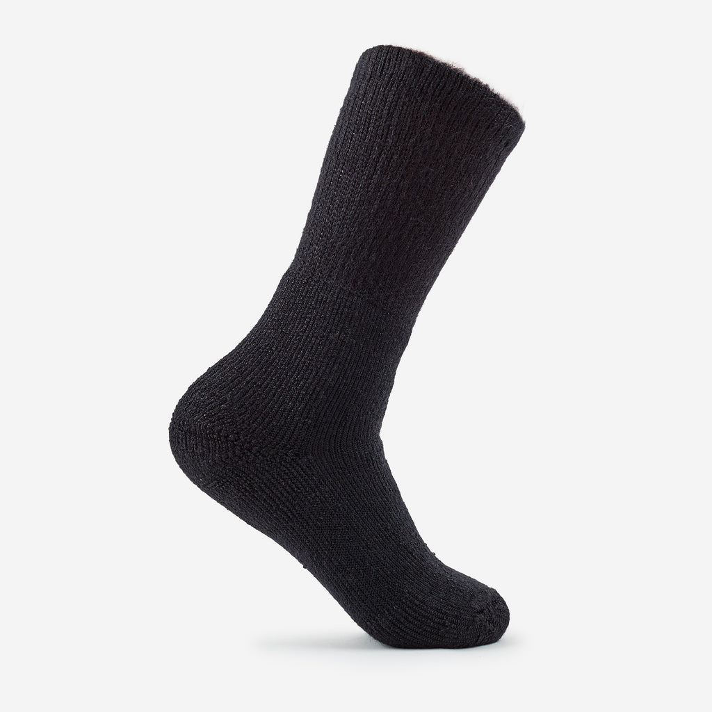 Thorlo Moderate Cushion Mid-Calf Military Socks | #color_black