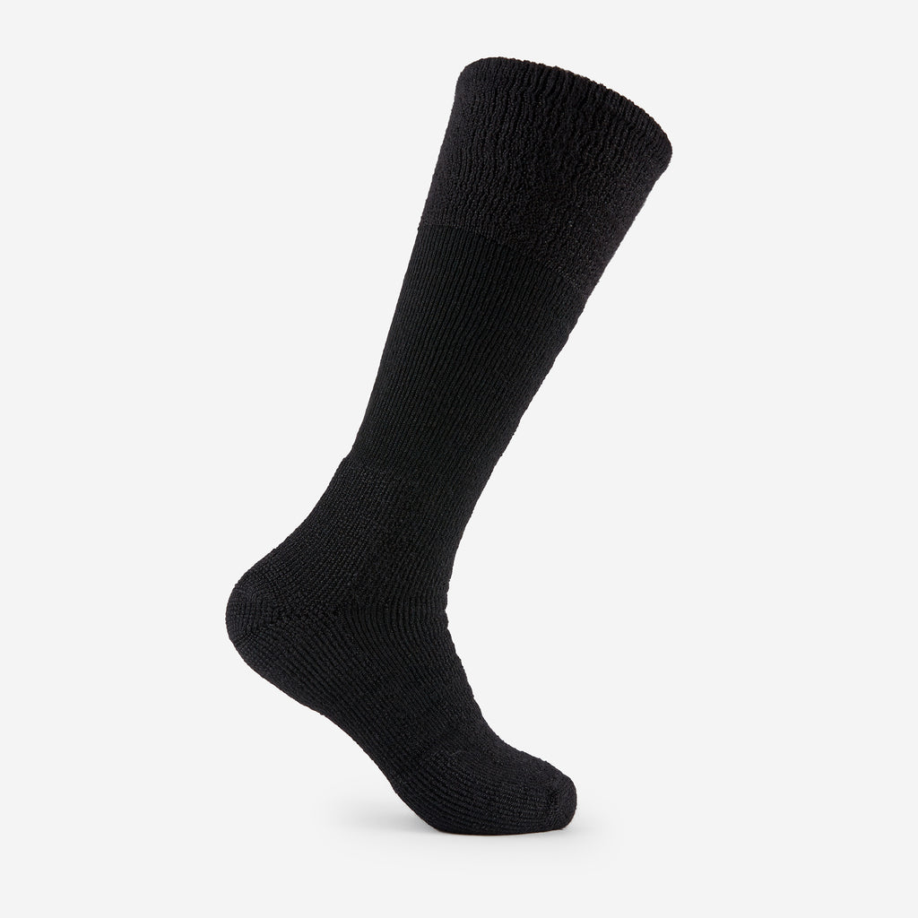 Thorlo Maximum Cushion Over-Calf Military Socks | #color_black