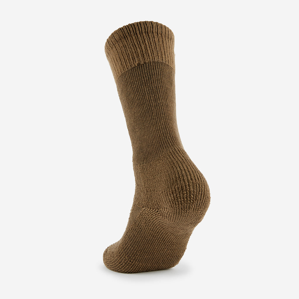 Thorlo Maximum Cushion Over-Calf Military Socks | #color_coyote brown