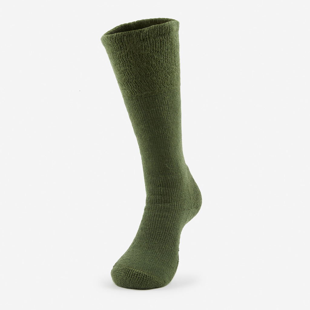 Thorlo Maximum Cushion Over-Calf Military Socks | #color_olive