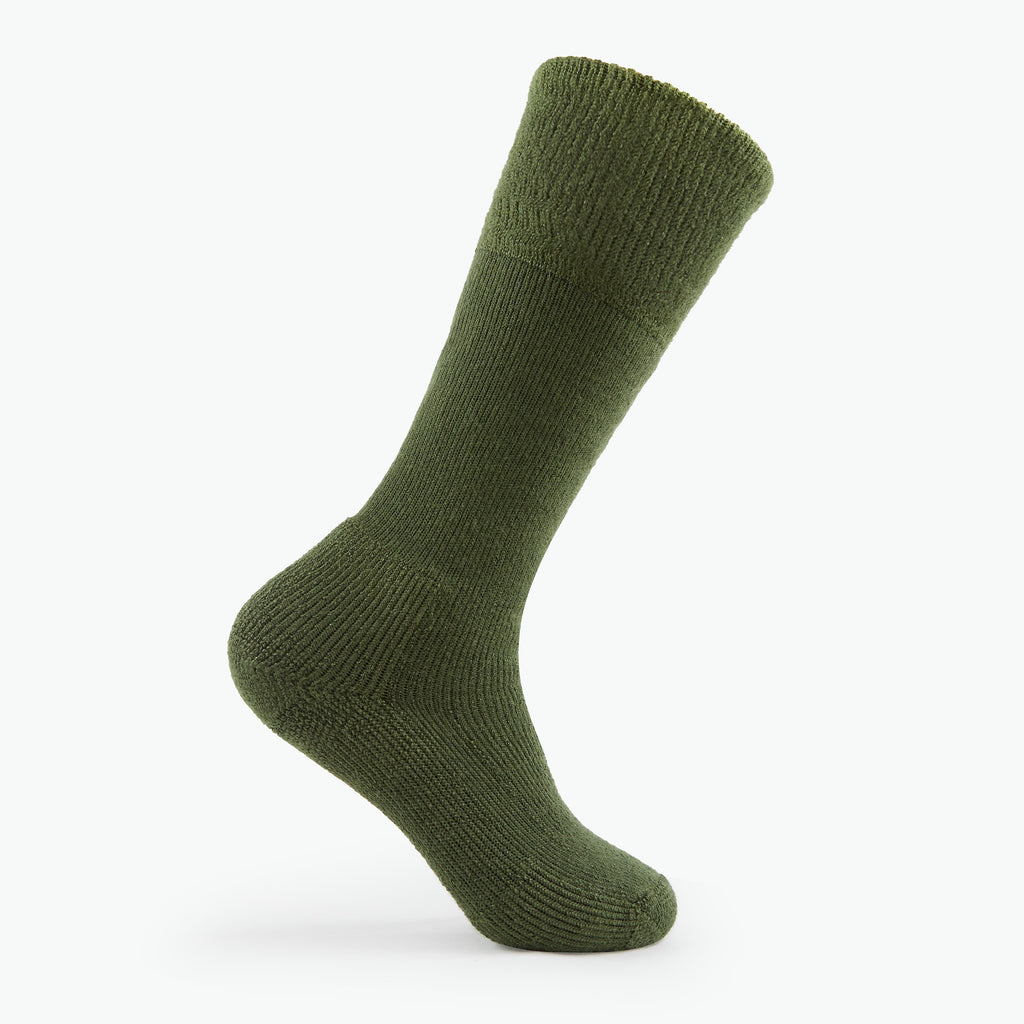 Thorlo Maximum Cushion Over-Calf Military Socks | #color_olive