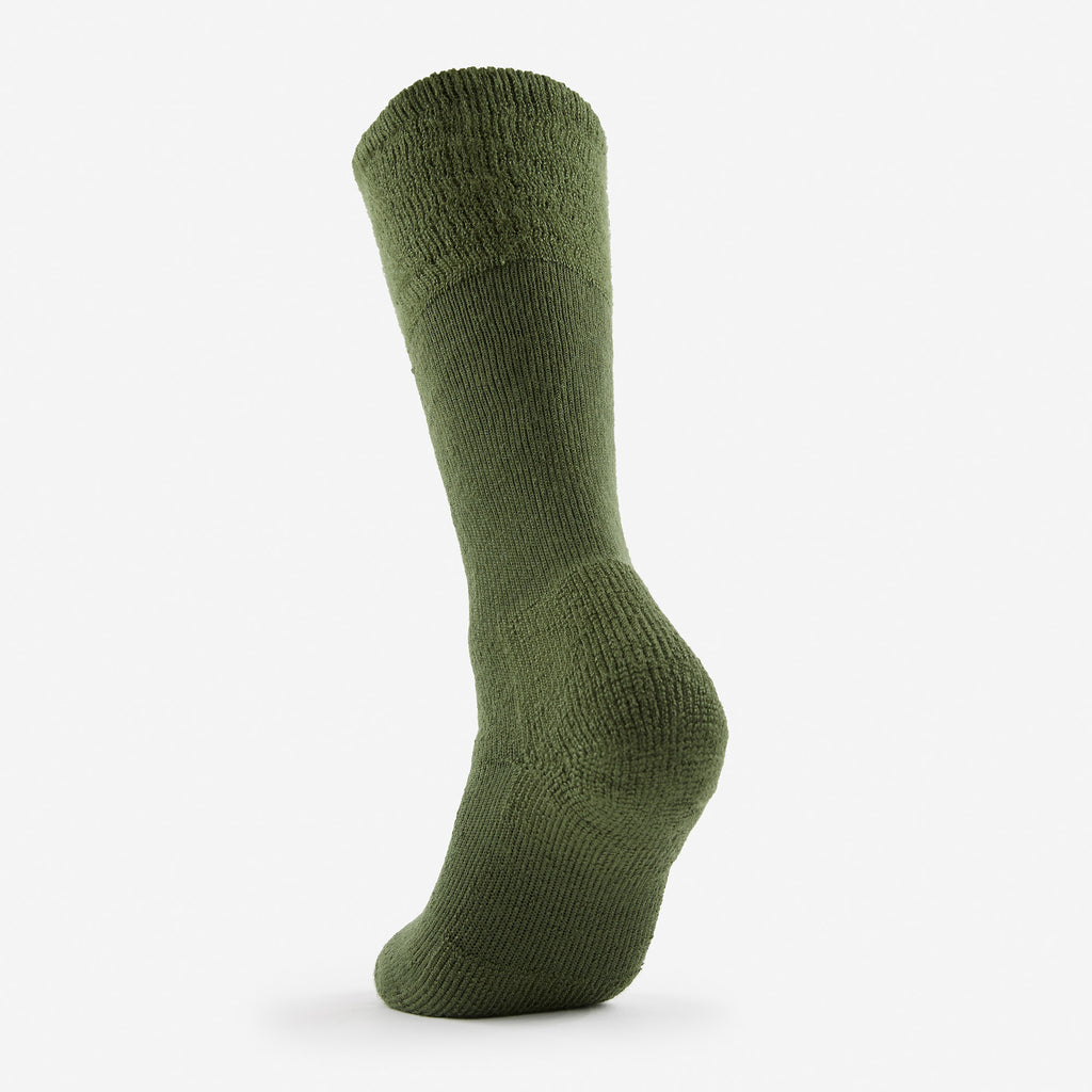 Thorlo Maximum Cushion Over-Calf Military Socks | #color_olive