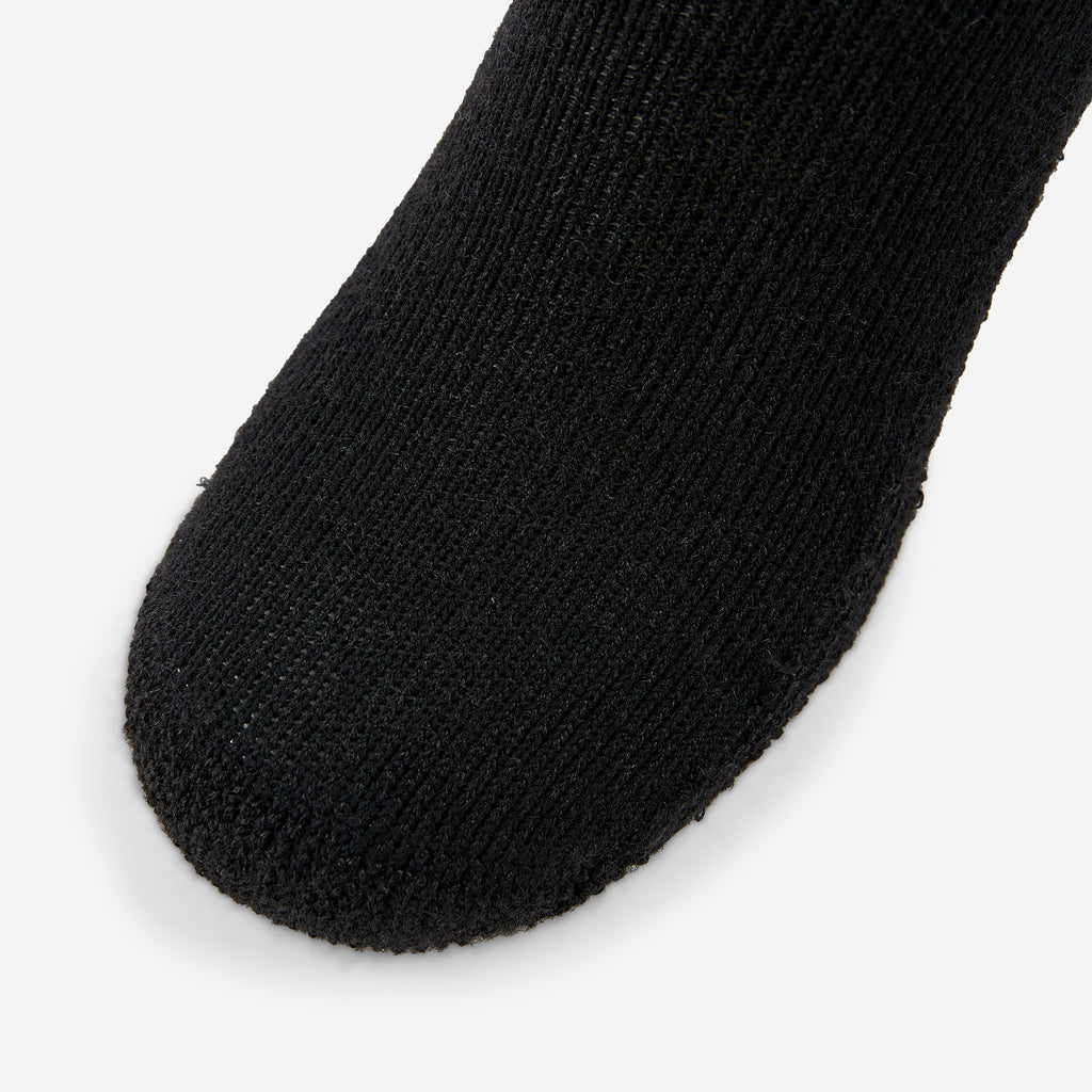 Thorlo Moderate Cushion Over-Calf Anti-Fatigue Military Socks | #color_black