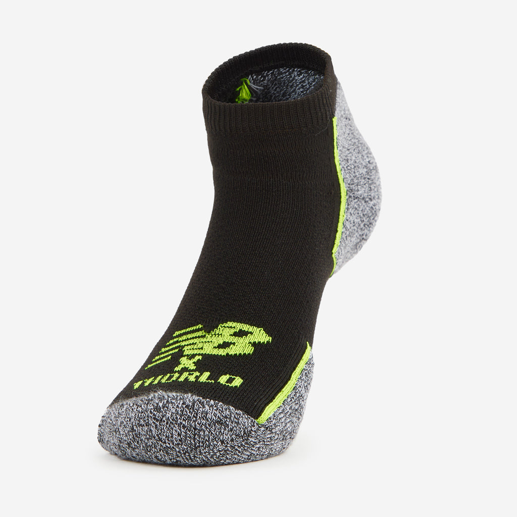 New Balance x Thorlo - Maximum Cushion Low Cut Running Socks | #color_ black