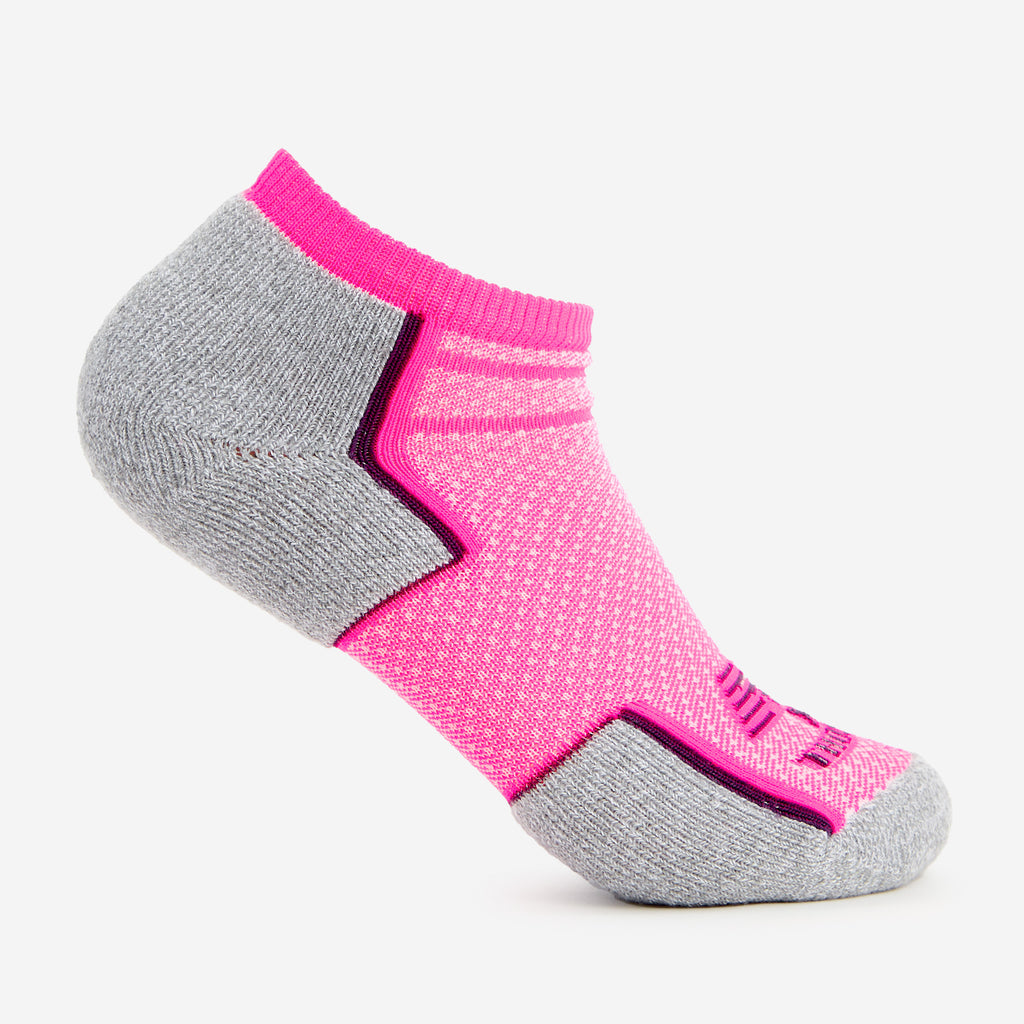 New Balance x Thorlo - Maximum Cushion Low Cut Running Socks | #color_ electric pink