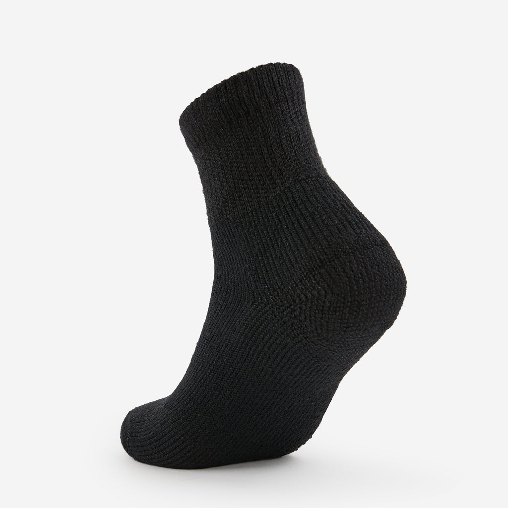 Thorlo Moderate Cushion Ankle Uniform Socks | #color_black