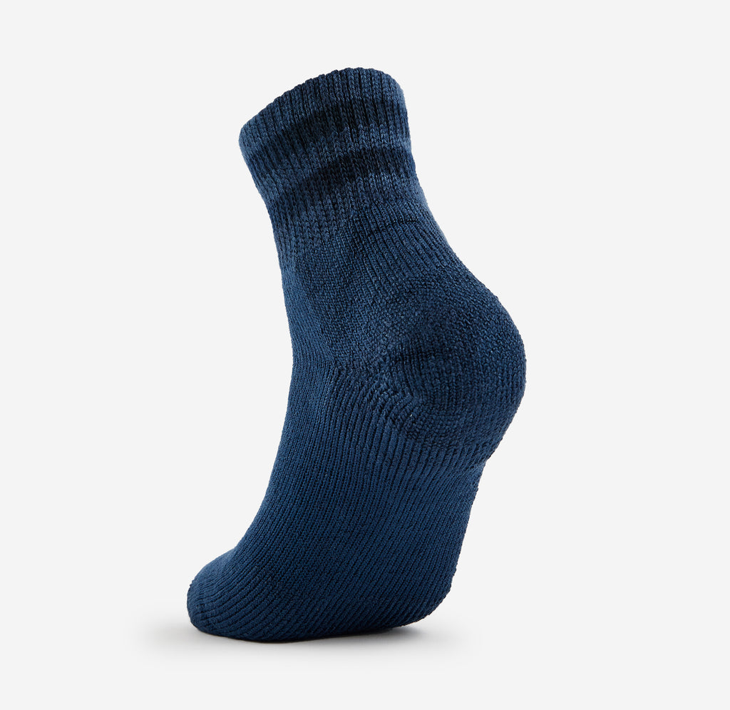 Thorlo Moderate Cushion Ankle Uniform Socks | #color_postal blue stripe