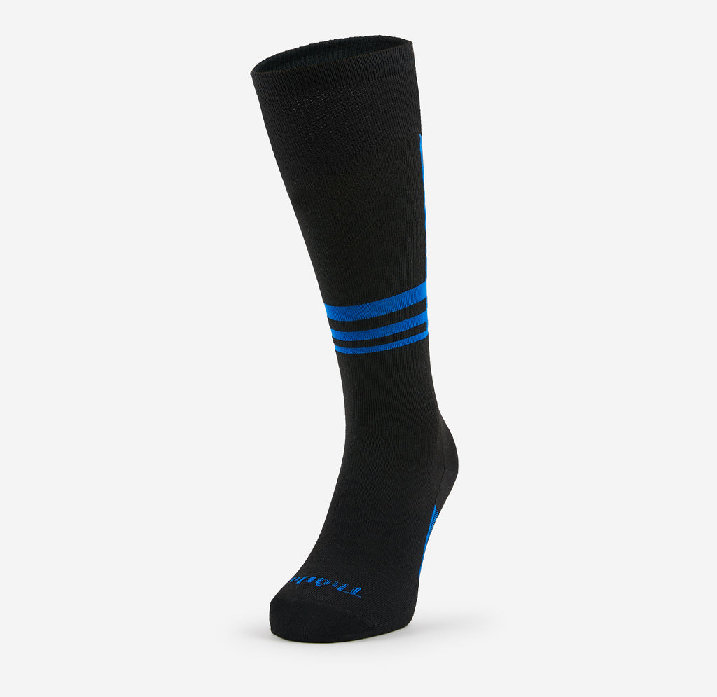 Thorlo Light Cushion Over-Calf Warm Skiing Socks | #color_laser blue