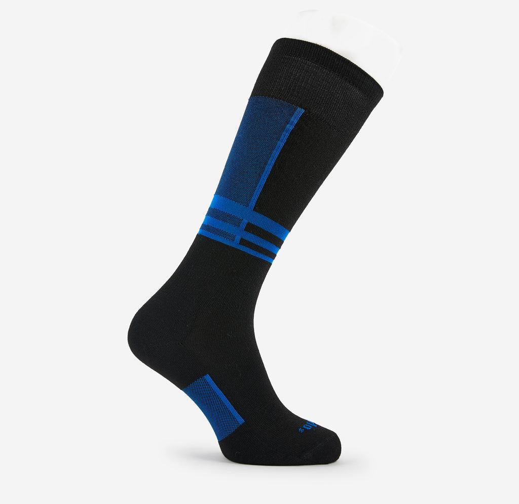 Thorlo Light Cushion Over-Calf Warm Skiing Socks | #color_laser blue