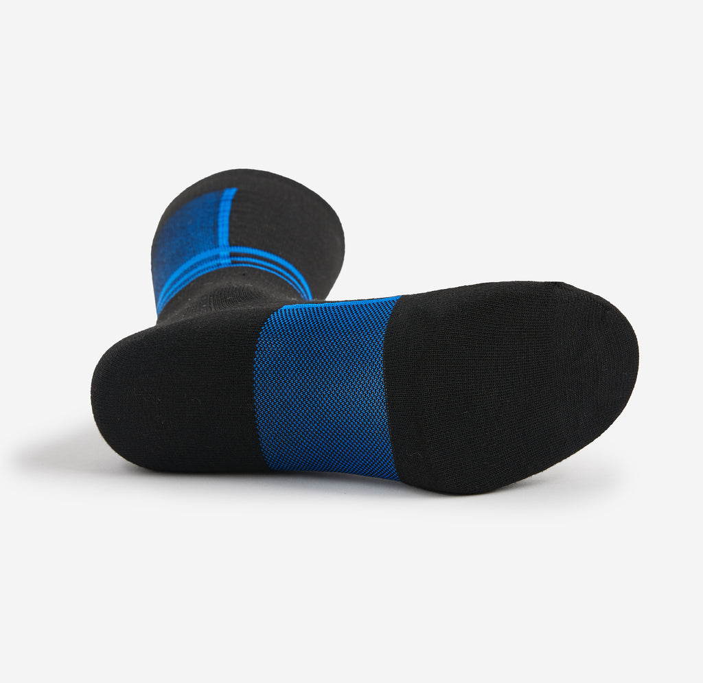 Thorlo Light Cushion Over-Calf Warm Skiing Socks | #color_laser blue