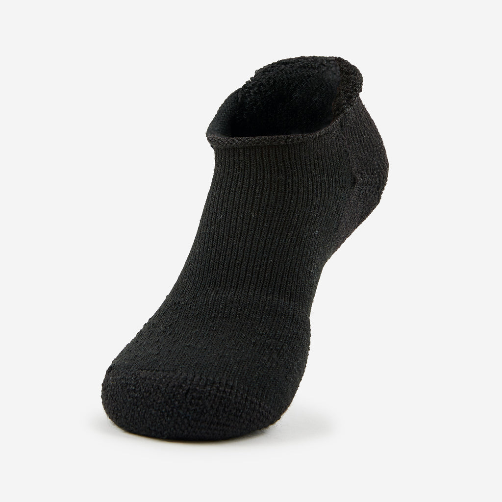 Thorlo Maximum Cushion Rolltop Tennis Socks | #color_black