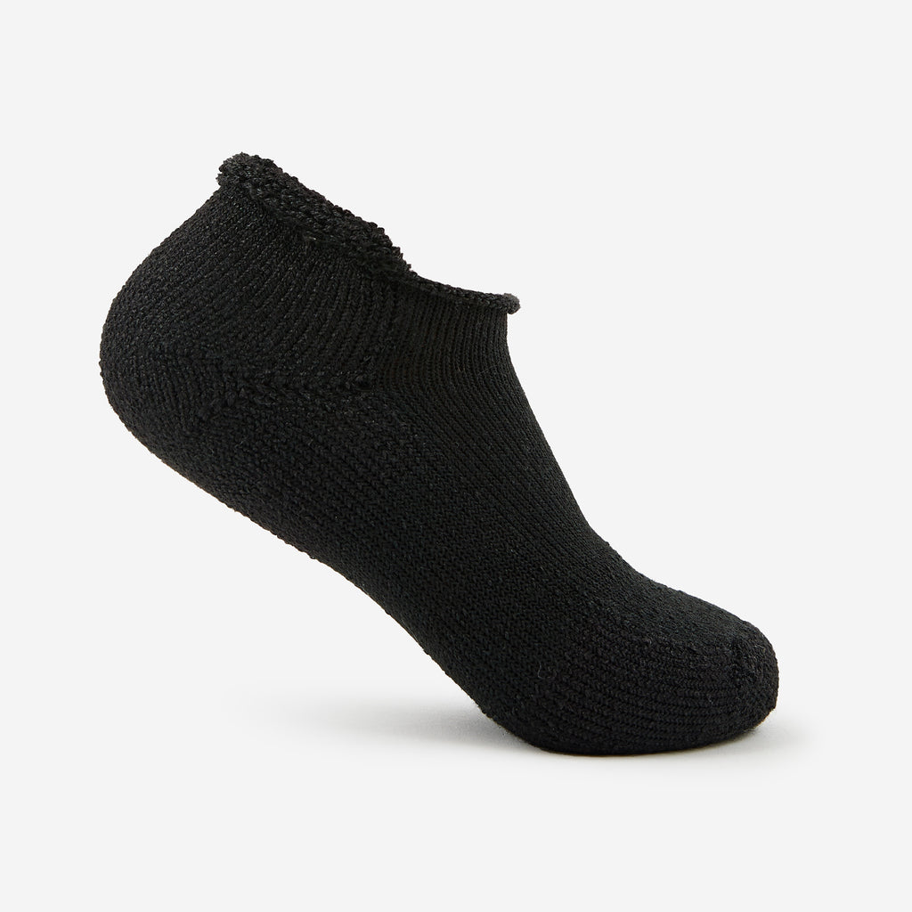 Thorlo Maximum Cushion Rolltop Tennis Socks | #color_black