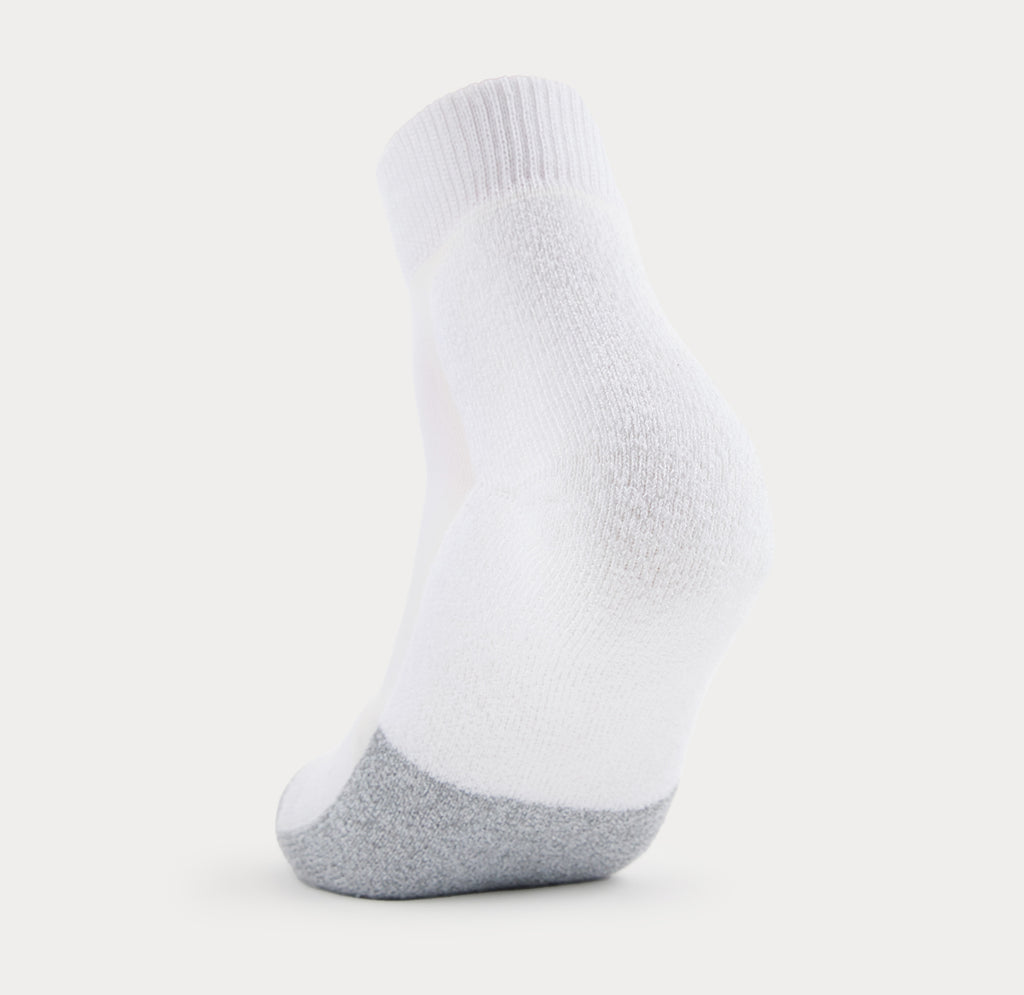 Thorlo Light Cushion Low-Cut Tennis Socks | #color_white