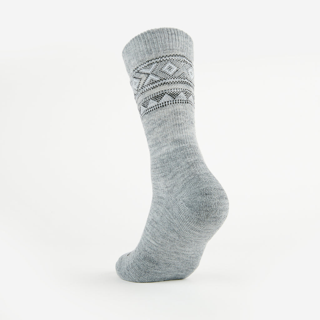 Thorlo Outdoor Wool Blend Crew Warm Socks | #color_Fog