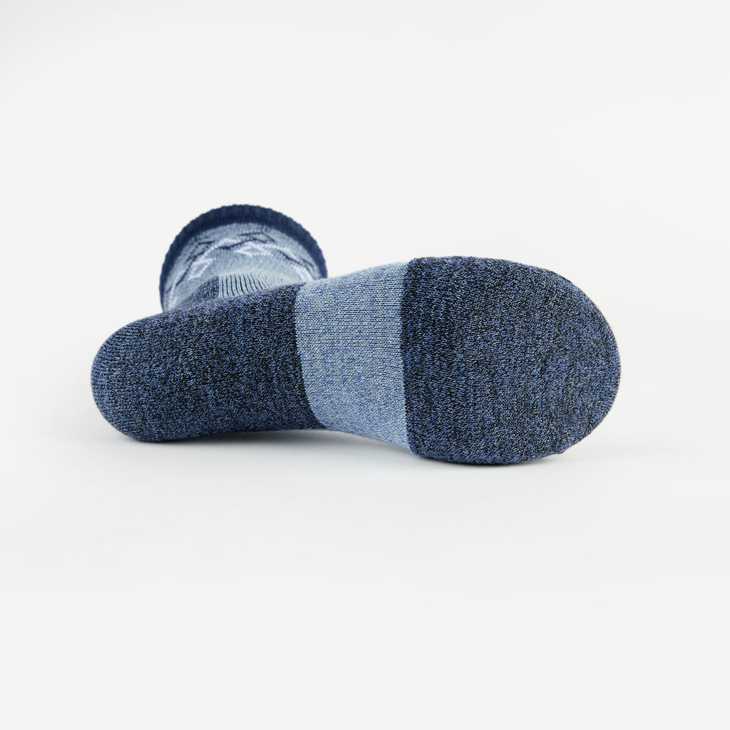 Thorlo Outdoor Wool Blend Crew Warm Socks | #color_Denim