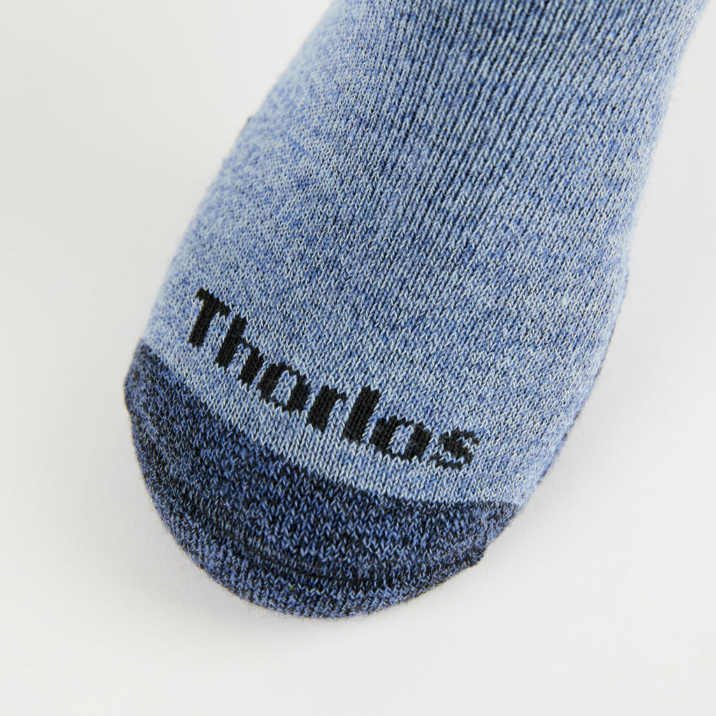 Thorlo Outdoor Wool Blend Crew Warm Socks | #color_Denim