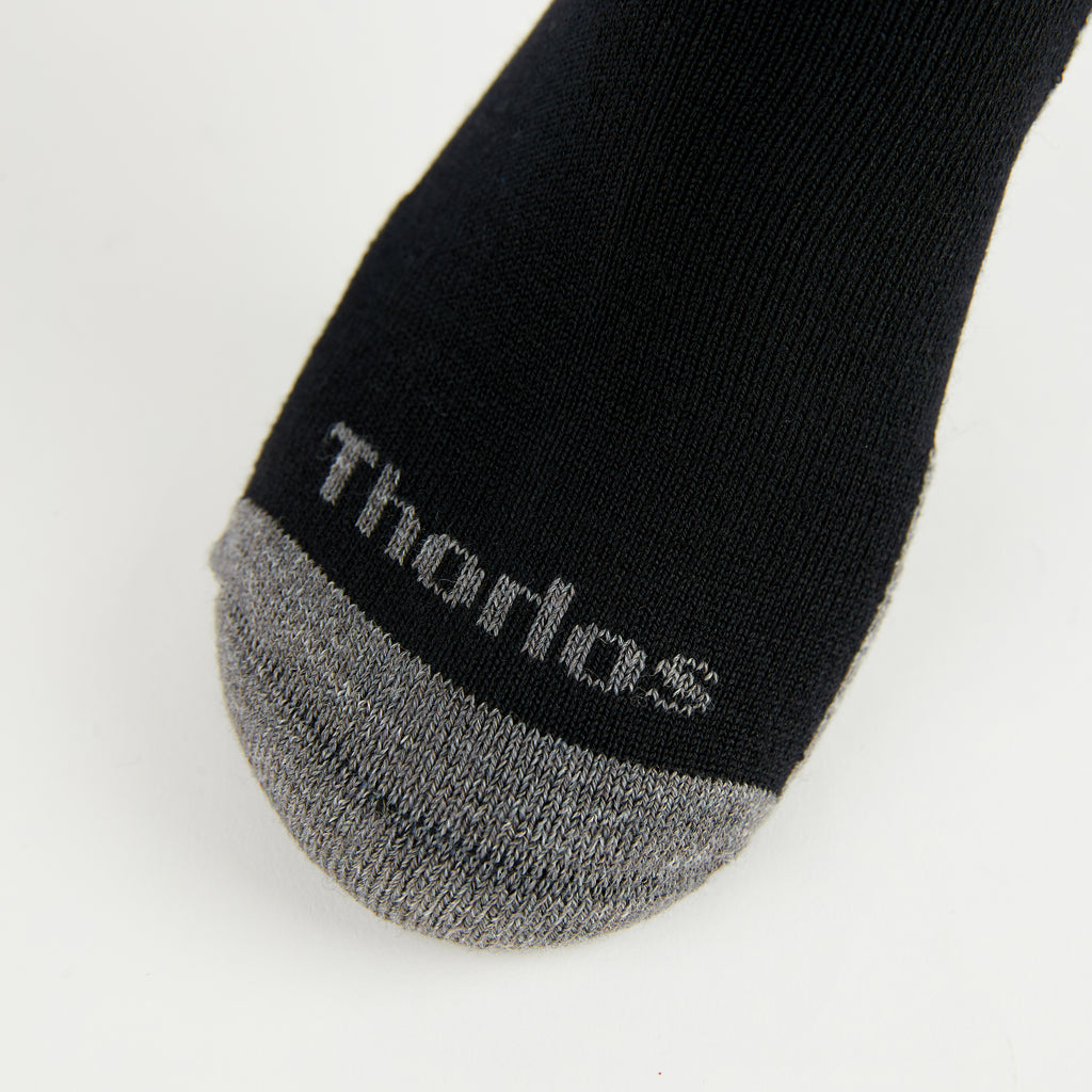 Thorlo Outdoor Wool Blend Crew Warm Socks | #color_Black