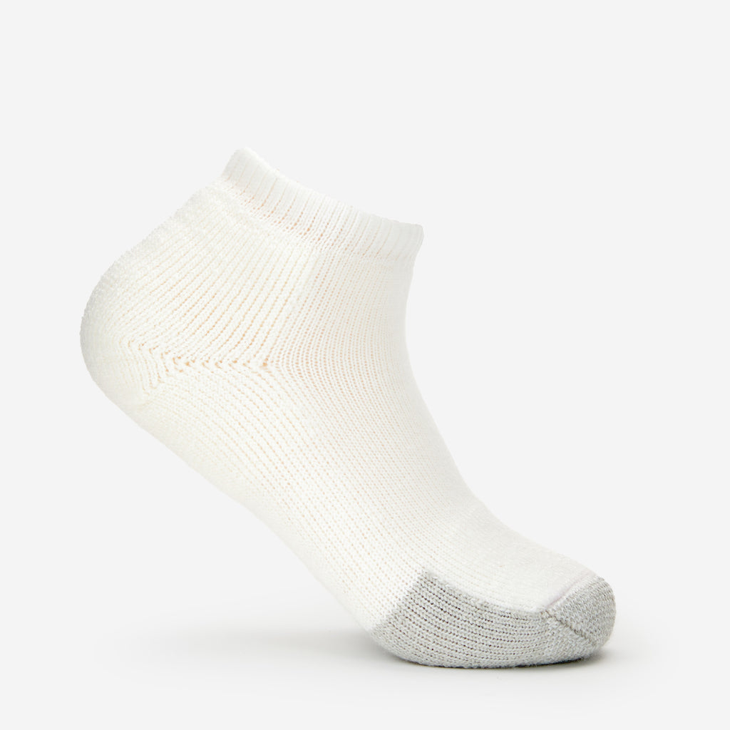 Thorlo Maximum Cushion Low-Cut Tennis Socks | #color_white