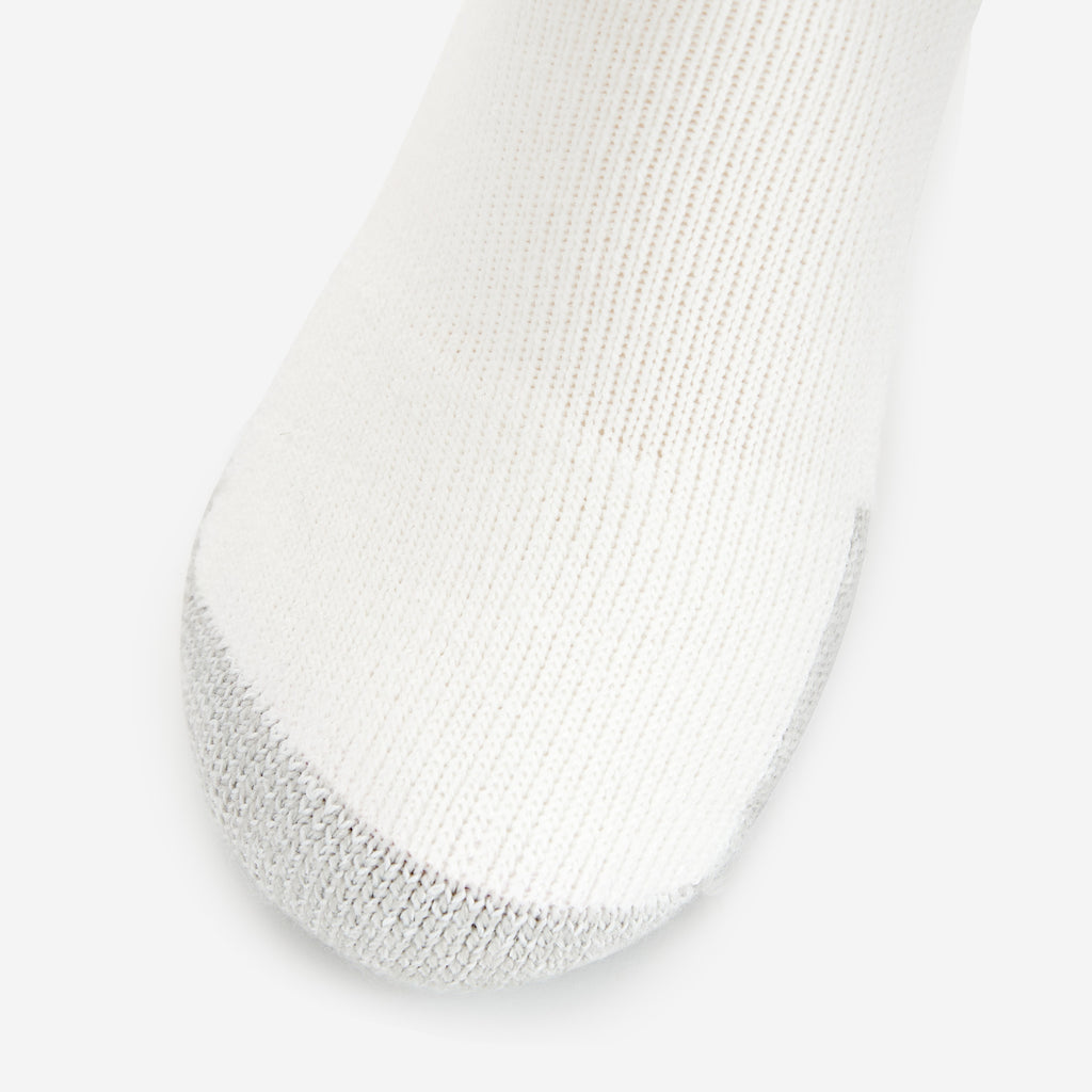 Thorlo Maximum Cushion Low-Cut Tennis Socks | #color_white